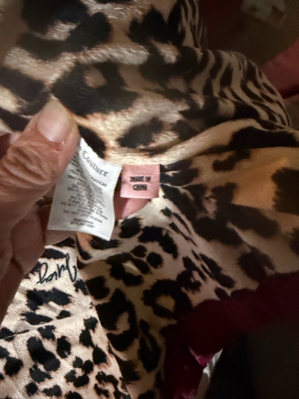Juicy Couture Girls Burgundy Puffer‎ Jacket with Faux Fur Trim - Picture 12 of 12